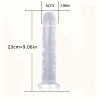 1pc Large Transparent Dildo Female Pleasure Couple Sex Toys With Suction Cup For Handfree Play - Image 4