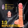 Realistic Vibrator Dildo Thrusting Dildos - Vibrators Adult Sex Toys for Women, Silicone 8.7 inch Suction Cup Fake Penis Anal G-spot Stimulator and Couple Pleasure with 5 & Vibrating Mode - Image 4