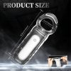 10 Vibration Modes Couple Vibrator: Clear G-spot and P-e-nis Vibrator with Soft Material Stretches - Suitable for Various Sizes - Image 4