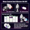 1pc LED Light-Up Metal Vibrating Anal Probe, App-Controlled Hip Plug, USB Magnetic Charging, 9 Vibration Modes, Strong Oscillations, with Rechargeable Lithium Battery, for Prostate Massage, Adult Toy for Men and Women, Wireless Operation - Image 8