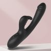 Sandfox Vibrating Rabbit Dildo, 10 Frequency Silent Vaginal Massage, G-Spot Stimulation, USB Powered, Rechargeable Lithium Battery, Adult Intimacy Toy, Wireless, 500mAh Capacity - Image 7