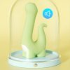 1pc Cute Little Dinosaur Shape Erotic Supplies 5 Frequency Sucking 10 Frequency Vibration Warming Function Female Masturbation Massager - Image 2