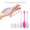 1pc, with remote control wireless wearable vibrator jumping egg, remote soft silicon vibration stimulator adult sex toys mini rose jumping egg, flower core jumping egg, 10 frequency vibration jumping egg, Suitable for Valentine's Day gifts - Image 2