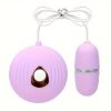 FBBKU Pink & Purple 10-Mode Wired Vibrating Egg - Portable,, and Compact Adult Toy for Intimate Pleasure (2 AAA Batteries Not Included) - Image 5