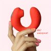 1pc Clitoral Licking G Spot Vibrator, 3.9*3.9inch/100*100mm, Sucking Female Masturbator, Vibrator For Women, 10 Vibration Modes & 3 Frequency Modes, Adult Sex Toys - Image 2