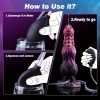 1pc Alien Monster Knots Dildo, 7.87" Fantasy Animal Dick Design, Liquid Silicone, Suction Cup, G & P Spot Stimulation, Non-Electric Adult Sex Toy for Women and Men - Image 7