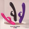 Sandfox Vibrating Rabbit Dildo, 10 Frequency Silent Vaginal Massage, G-Spot Stimulation, USB Powered, Rechargeable Lithium Battery, Adult Intimacy Toy, Wireless, 500mAh Capacity - Image 2