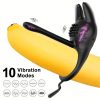 [10 Modes Vibrator Sex Toy] [Popular Choice] Vibrator Sex Toys, Cock Ring, with 10 Modes Vibrator, Silicone Adult Toy for Men Sex Toy for Couples, Adult Sex Toys for Couples - Image 3