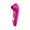 USB Rechargeable Sucking and Vibrating Sex Toy for Women - 5 Frequency Modes, Silicone and ABS, Lightweight Design in Purple, Rose Red, Beige, Black, Suitable for Valentine's Day gifts - Image 8