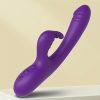 Sandfox Vibrating Rabbit Dildo, 10 Frequency Silent Vaginal Massage, G-Spot Stimulation, USB Powered, Rechargeable Lithium Battery, Adult Intimacy Toy, Wireless, 500mAh Capacity - Image 5