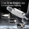 10 Vibration Modes Couple Vibrator: Clear G-spot and P-e-nis Vibrator with Soft Material Stretches - Suitable for Various Sizes - Image 5