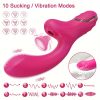 ALWUP 2-in-1 Silicone Vibration Wand, G-Spot and Clitoris Stimulator, Battery Powered with 500mAh Rechargeable Lithium Battery, 10 Suction and 10 Vibration Modes, for Men and Women - Image 6