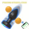 [Light Up Prostate Massager] ALWUP Silicone Vibrating Anal Plug for Men, Rechargeable Lithium Battery, Light Up, App Remote Control, Prostate Massager, Pleasure for Couples, Wireless Butt Plug Vibrator - Image 7