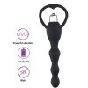 Silicone Anal Beads Butt Plug Vibrator: Flexible Anal Chain Sex Toys Anal Balls Prostate Massage Anal Trainer Anal Plug for Men Women Couples Anus Dilator Anal Bead Dildo Anal Toys (Blue/Black/Pink/Purple) - Image 12