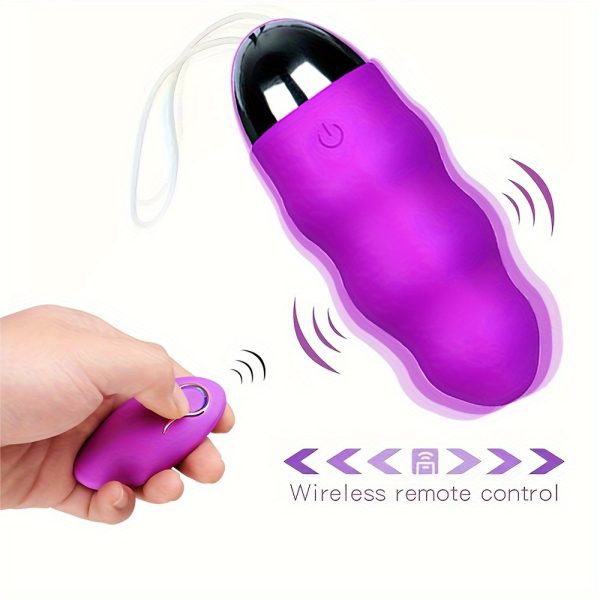 ALWUP Rechargeable Wireless Remote Control Vibrator for Women, 10-Speed Wearable Panty Egg, 120mAh Lithium Battery, Adult Sex Toy Game