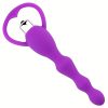 Silicone Anal Beads Butt Plug Vibrator: Flexible Anal Chain Sex Toys Anal Balls Prostate Massage Anal Trainer Anal Plug for Men Women Couples Anus Dilator Anal Bead Dildo Anal Toys (Blue/Black/Pink/Purple) - Image 13