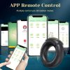 1pc App Controlled Cock Ring - 9V Vibrating Double Penis Vibrator Prostate Massager for Remote Control Male Adult Sex Toy - Image 8