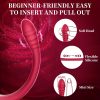 1pc Rose-Shaped Prostate Stimulator Vibrator, Magnetic Charging Anal Plug, Rechargeable Lithium Battery, Vibration Male Sex Toy, Suitable for Men or Couples, Adult Couple'S Intimate Experience - Image 2