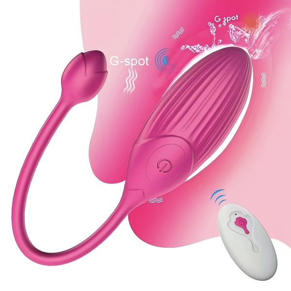 1pc, with remote control wireless wearable vibrator jumping egg, remote soft silicon vibration stimulator adult sex toys mini rose jumping egg, flower core jumping egg, 10 frequency vibration jumping egg, Suitable for Valentine's Day gifts