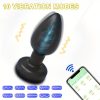 [Light Up Prostate Massager] ALWUP Silicone Vibrating Anal Plug for Men, Rechargeable Lithium Battery, Light Up, App Remote Control, Prostate Massager, Pleasure for Couples, Wireless Butt Plug Vibrator - Image 8