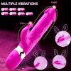 Rabbit Dildo G Spot Vibrator with 10 Modes, Sensory Sex Toy for Clitoris G-spot Stimulation, Vibrator Stimulator Massager Women Toys for Pleasure Sex Pink - Image 2