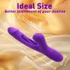 700mAh Rechargeable Silicone 3-in-1 Massage Dildo - 7 Vibration Modes, 7 Flapping & 7 Tongue Sucking Functions, USB Powered, Skin-Friendly, Comfortable, Low Noise Adult Massager Toy for Women - Image 3