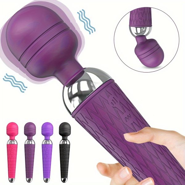 4 Colors, Classic Vibrator AV Stick, Adult Products Masturbator, Female Electric Sex Toys, Fully Automatic Adult Masturbator Private Massage Flirting, 10 Modes, Super Strong Vibration, Silent