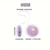 FBBKU Pink & Purple 10-Mode Wired Vibrating Egg - Portable,, and Compact Adult Toy for Intimate Pleasure (2 AAA Batteries Not Included) - Image 4