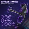 [10 Modes Vibrator Sex Toy] [Popular Choice] Vibrator Sex Toys, Cock Ring, with 10 Modes Vibrator, Silicone Adult Toy for Men Sex Toy for Couples, Adult Sex Toys for Couples - Image 5