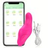 ALWUP Wireless Wearable Vibrator for Women, APP Remote Controlled, Rechargeable Lithium Battery 130mAh, Battery Powered, 9 Vibration Modes, with Portable Vibrating Massager for Adult Entertainment - Image 7