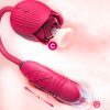 Rose Sex Toy Dildo Vibrator: 3-in-1 Rose Sex Stimulator for Women with 10 Sucking & Thrusting Dildo G-Spot Vibrators - Adult Sex Toys for Couples - Image 9