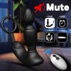 Remote Control Telescopic Prostate Massager - 1pc Thrusting Anal Vibrator Penis Ring With 3 Motors - 10 Modes Silicone Male Anal Sex Toys For Men Masturbation - Image 7