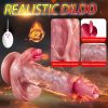 8.7 Inch Realistic Vibrating Fake Penis Female Masturbator - 9 Vibrations, 3 Insertions, Heating Licking Modes, Remote Control, USB Rechargeable, Easy to Clean - Image 7