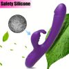 Sandfox Vibrating Rabbit Dildo, 10 Frequency Silent Vaginal Massage, G-Spot Stimulation, USB Powered, Rechargeable Lithium Battery, Adult Intimacy Toy, Wireless, 500mAh Capacity - Image 8